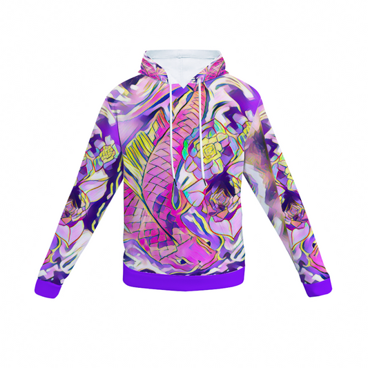 Customizable Unisex All Over Print Plush Hoodies with Pockets