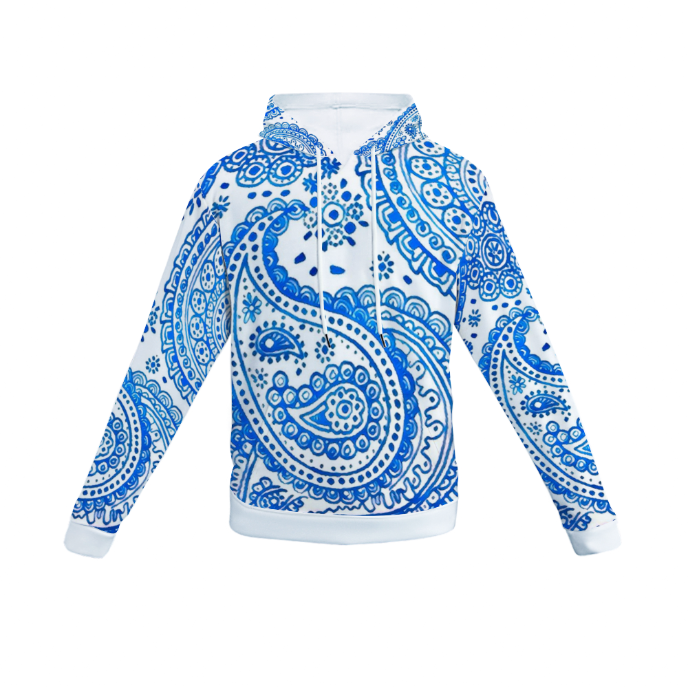 Customizable Unisex All Over Print Plush Hoodies with Pockets