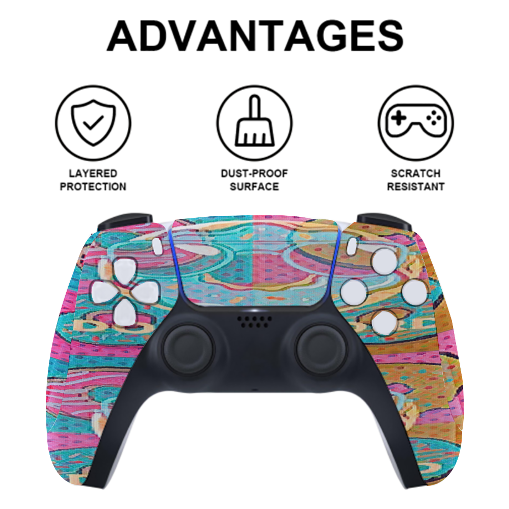 Custom  Sticker for PS5 Controller PS5 Console Sticker  Digital Version and Disc Version