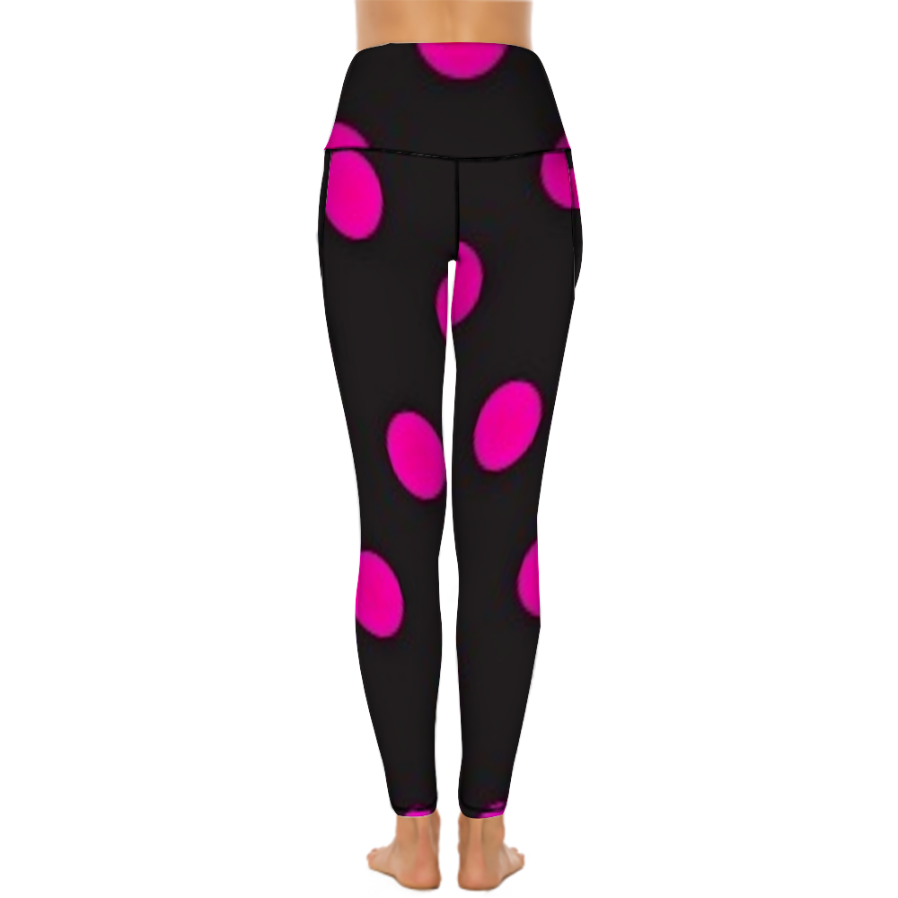 Custom Women's All Over Printed High Waist Yoga Skinny Pants