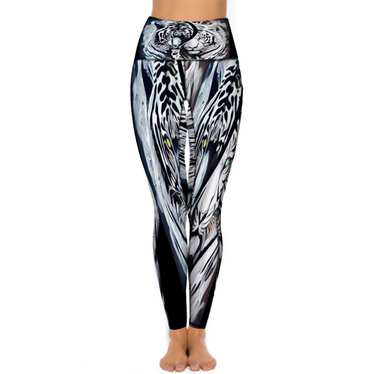 Custom Women's All Over Printed High Waist Yoga Skinny Pants