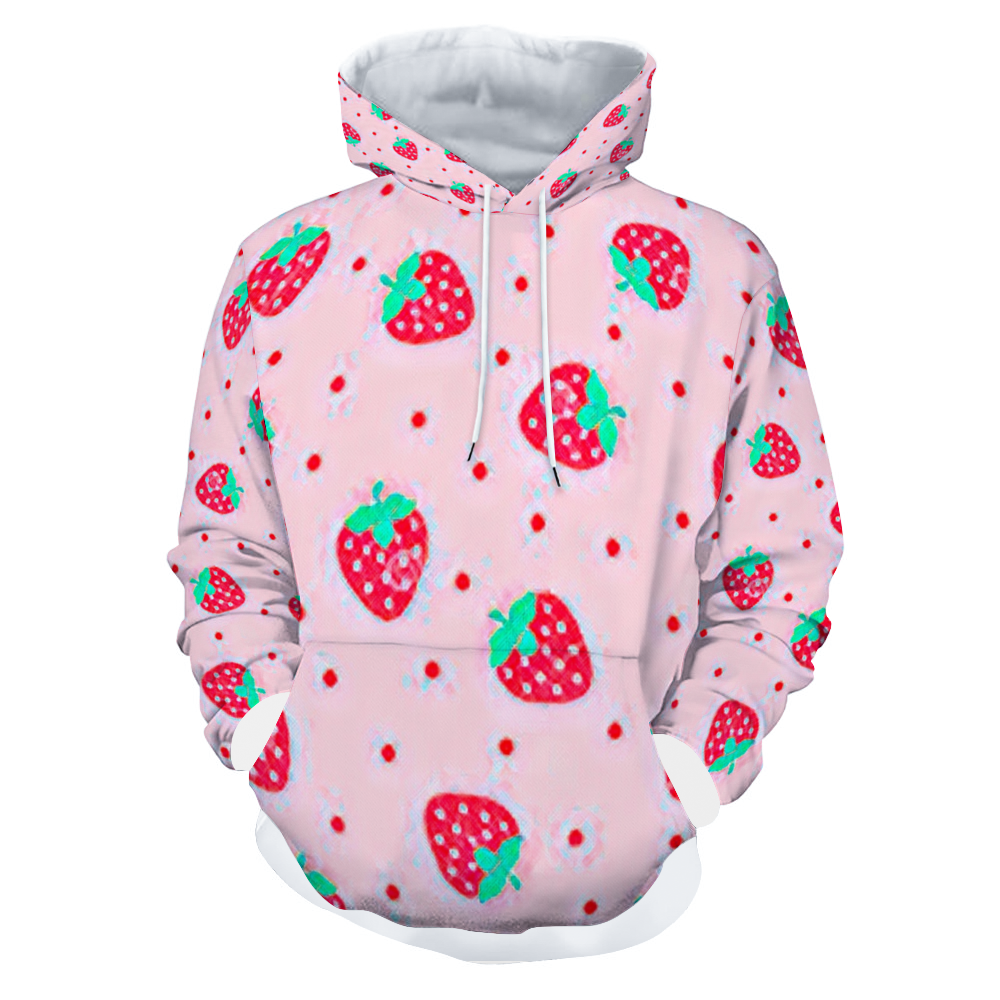 Customizable Unisex All Over Print Plush Hoodies with Pockets