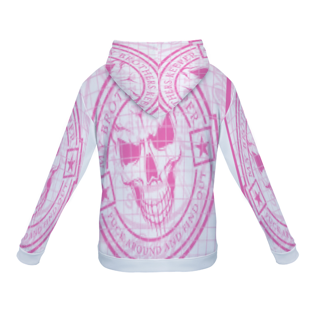 Customizable Unisex All Over Print Plush Hoodies with Pockets