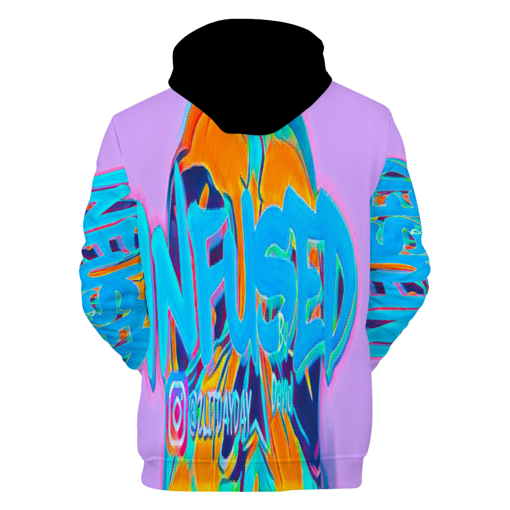 Custom Hoodies Unisex All Over Print Plush Hoodies with Pockets