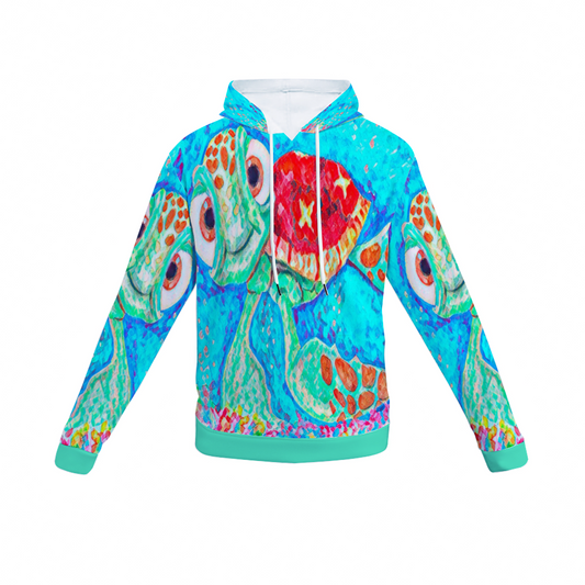 Customizable Unisex All Over Print Plush Hoodies with Pockets