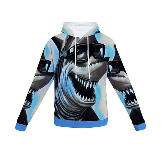 Customizable Unisex All Over Print Plush Hoodies with Pockets