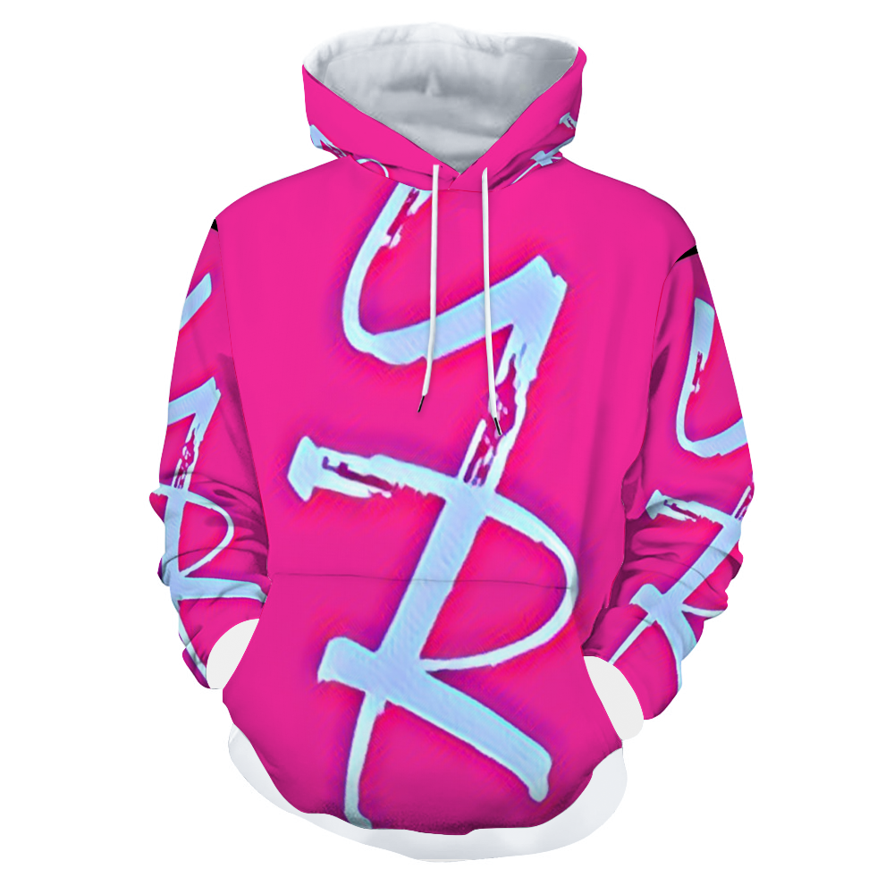 Customizable Unisex All Over Print Plush Hoodies with Pockets