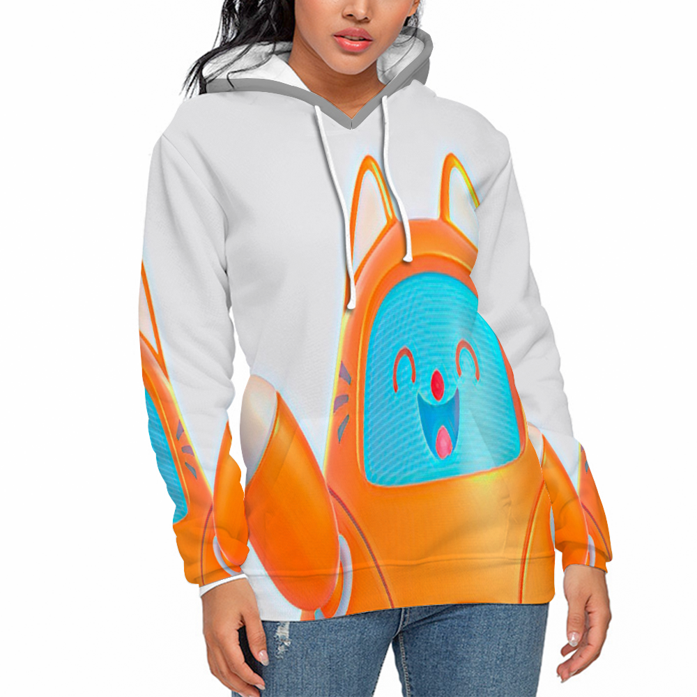 Custom Hoodies Unisex All Over Print Plush Hoodies with Pockets