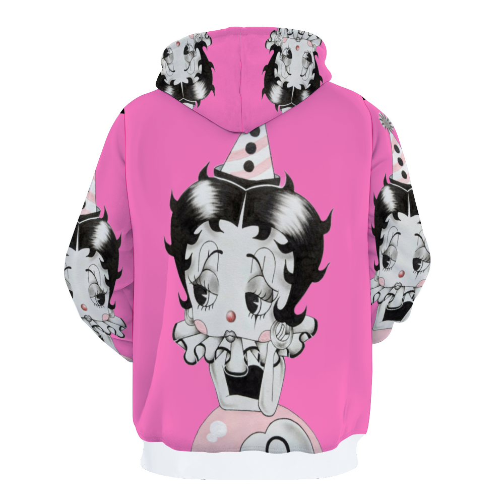 Customizable Unisex All Over Print Plush Hoodies with Pockets