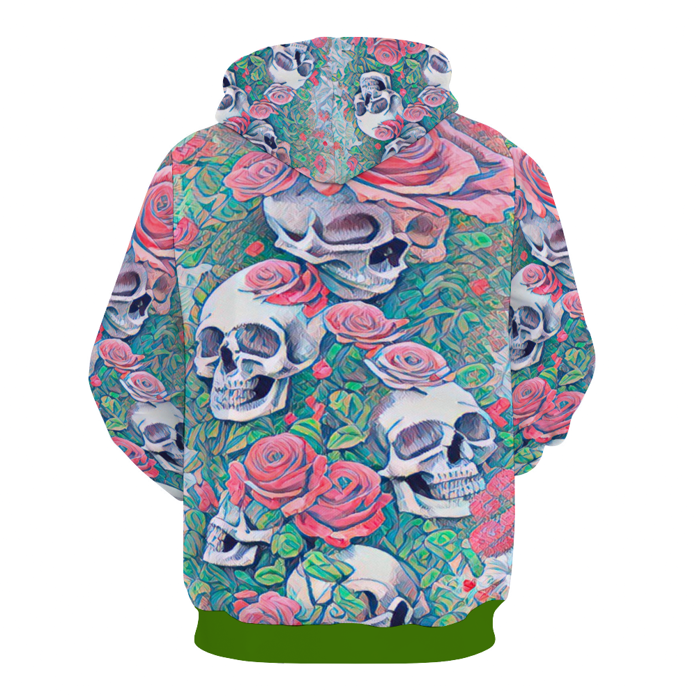 Customizable Unisex All Over Print Plush Hoodies with Pockets