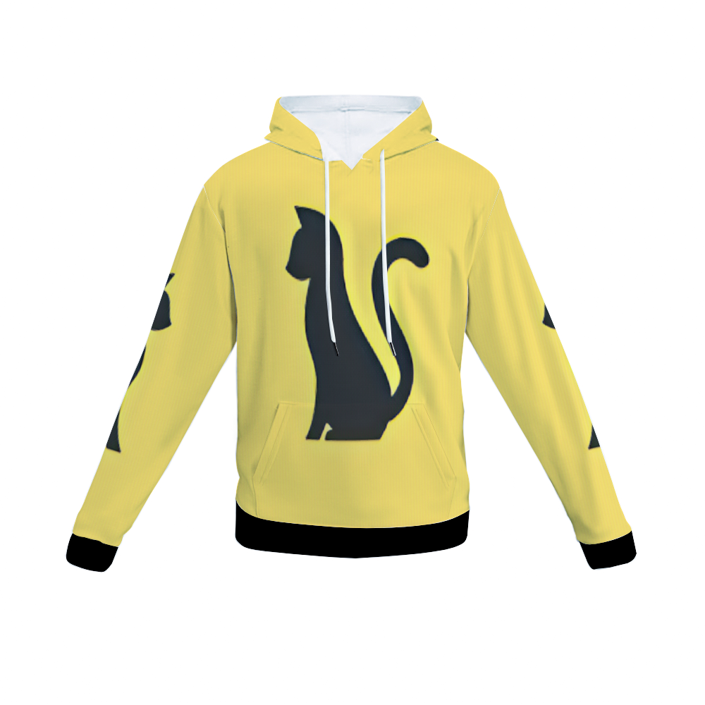 Customizable Unisex All Over Print Plush Hoodies with Pockets