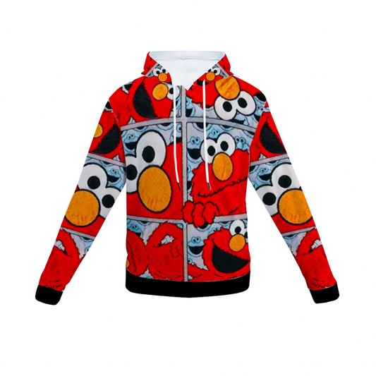 Customizable Unisex All Over Print Plush Hoodies with Pockets