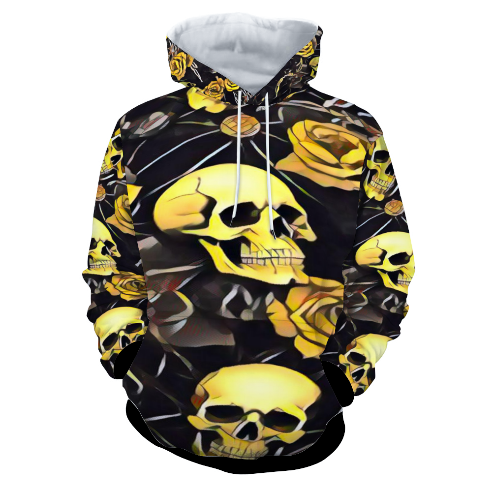 Customizable Unisex All Over Print Plush Hoodies with Pockets