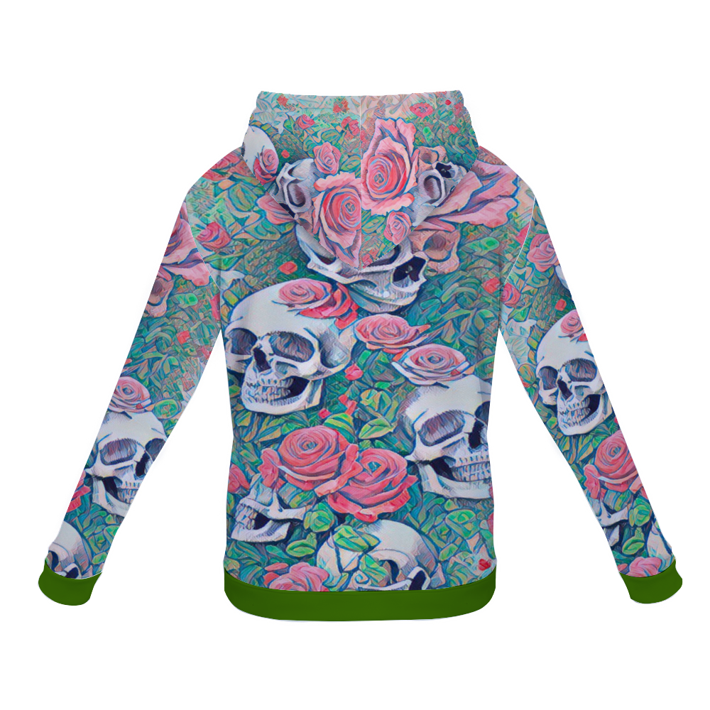 Customizable Unisex All Over Print Plush Hoodies with Pockets