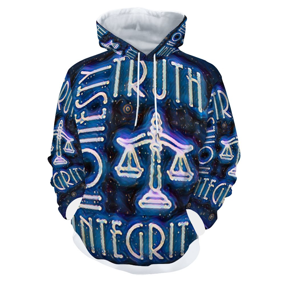 Customizable Unisex All Over Print Plush Hoodies with Pockets