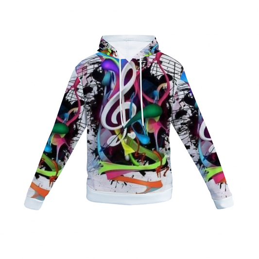 Customizable Unisex All Over Print Plush Hoodies with Pockets