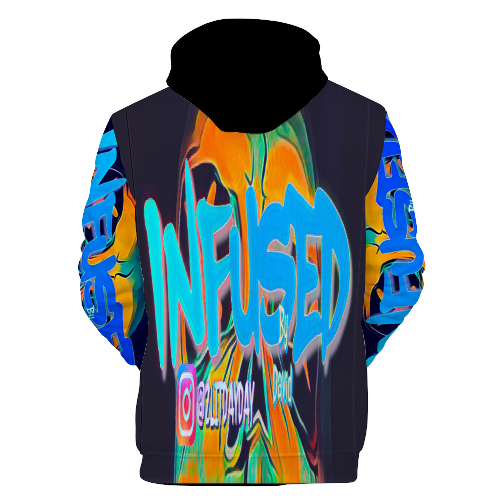 Custom Hoodies Unisex All Over Print Plush Hoodies with Pockets