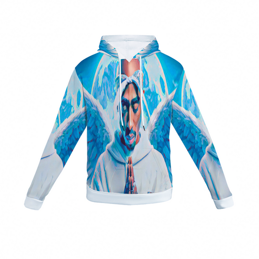 Customizable Unisex All Over Print Plush Hoodies with Pockets