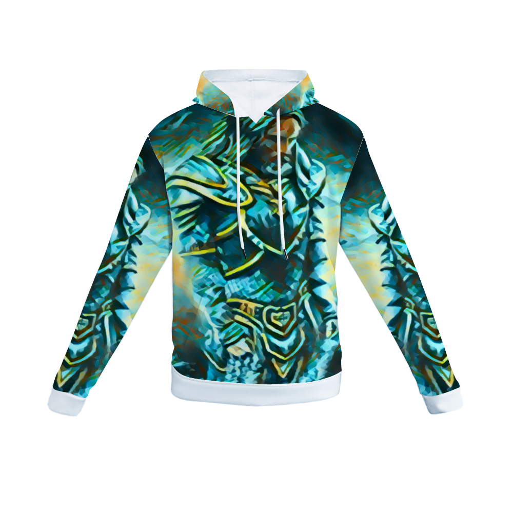 Customizable Unisex All Over Print Plush Hoodies with Pockets