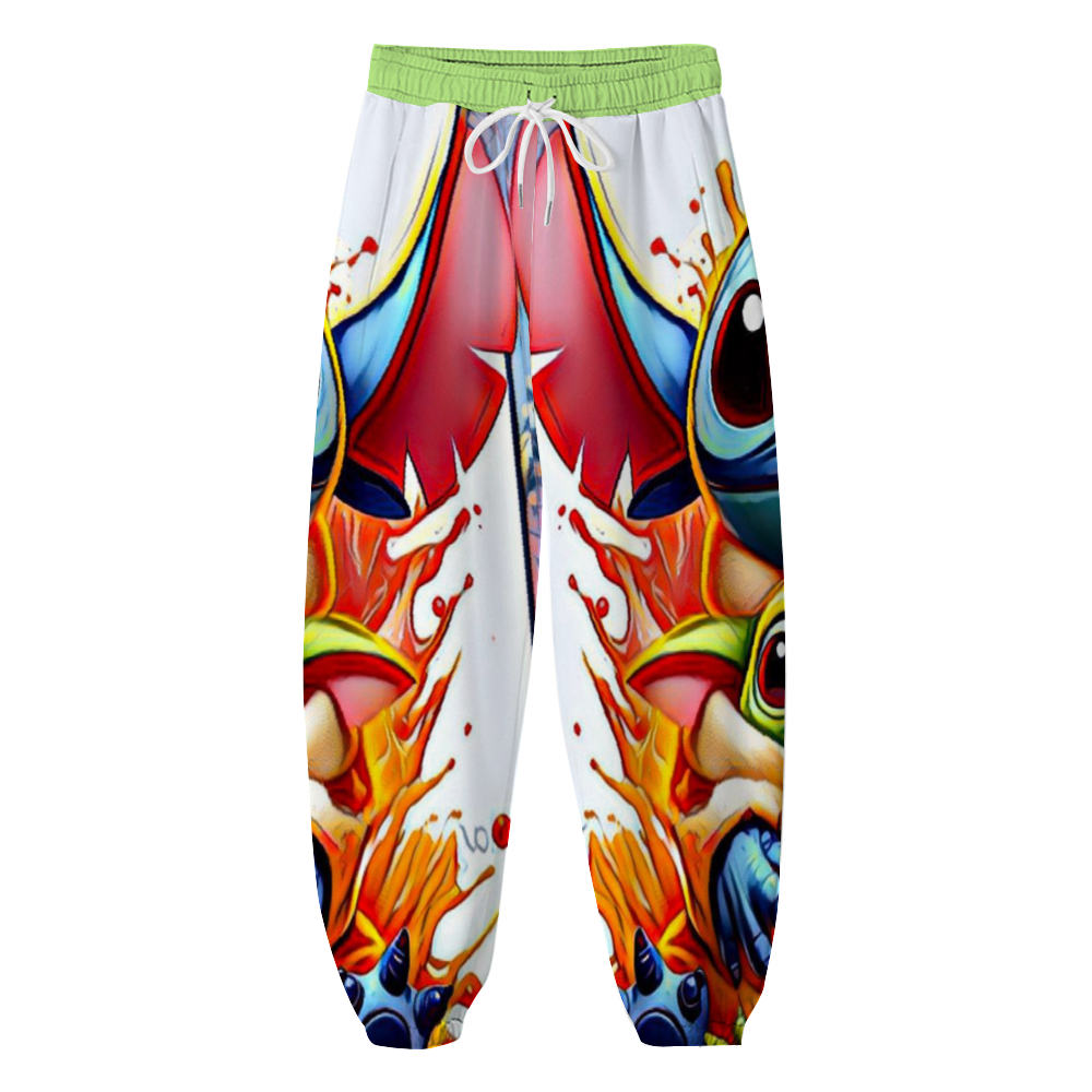 Custom Unisex All Over Print Long Casual Baggy Jogger Pants