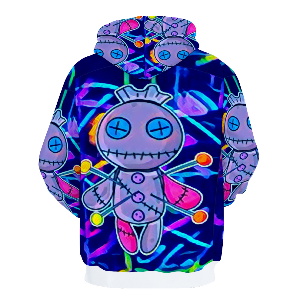 Customizable Unisex All Over Print Plush Hoodies with Pockets