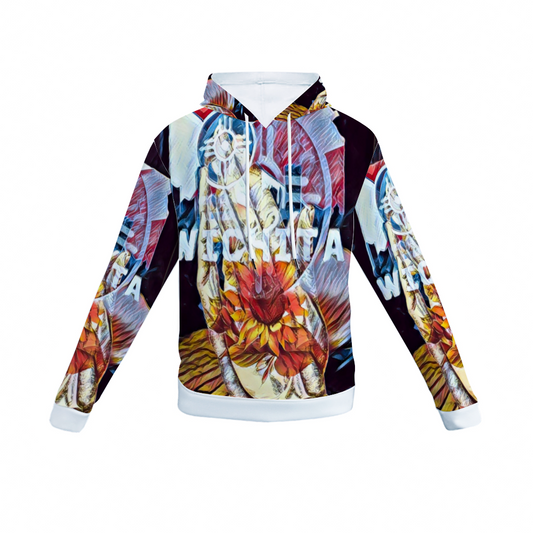 Customizable Unisex All Over Print Plush Hoodies with Pockets