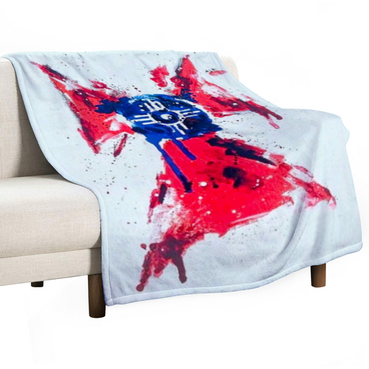 60" × 80" Custom Blankets Thin Flannel Blanket 1 Side Printing