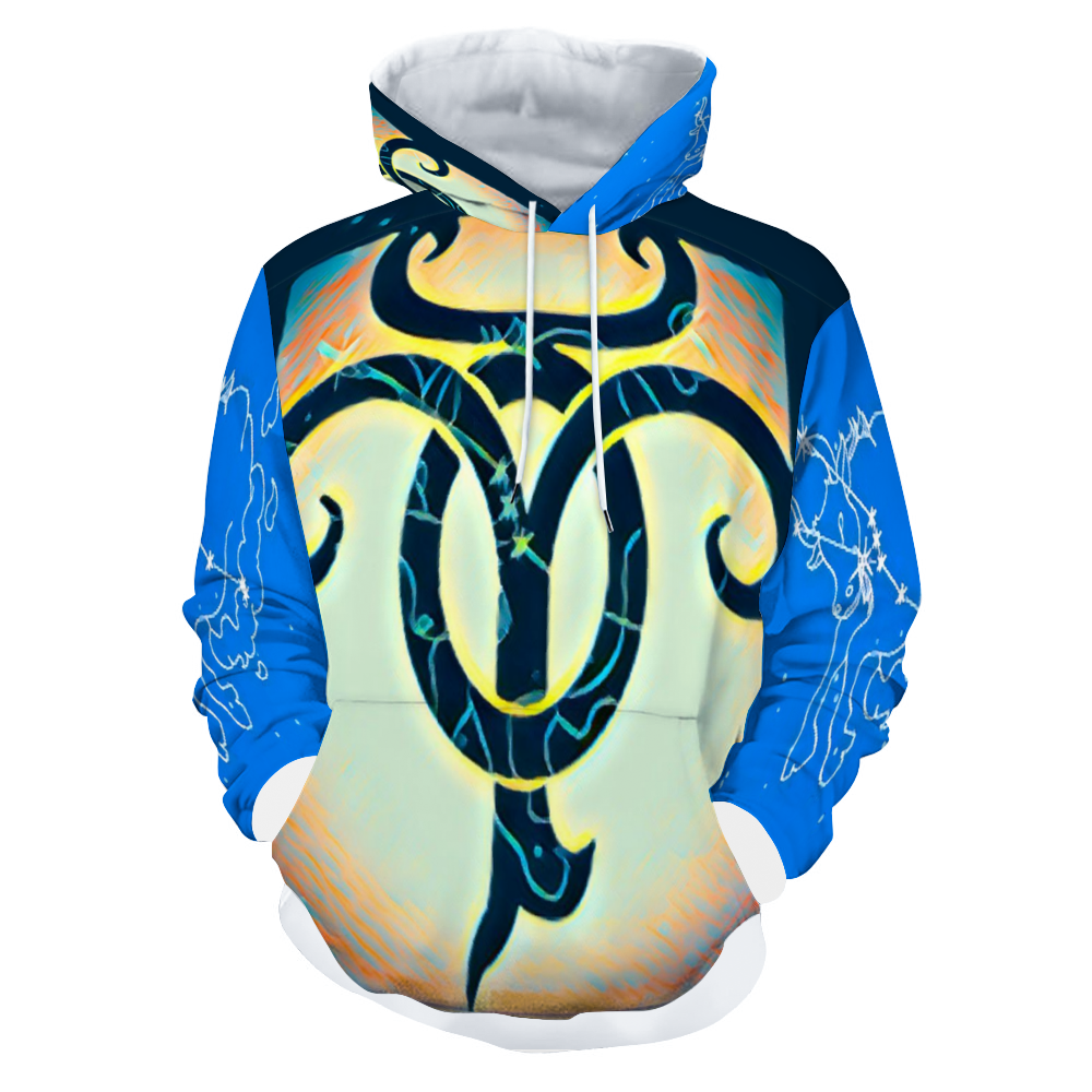 Customizable Unisex All Over Print Plush Hoodies with Pockets