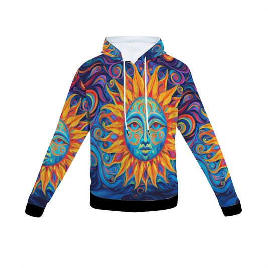 Customizable Unisex All Over Print Plush Hoodies with Pockets