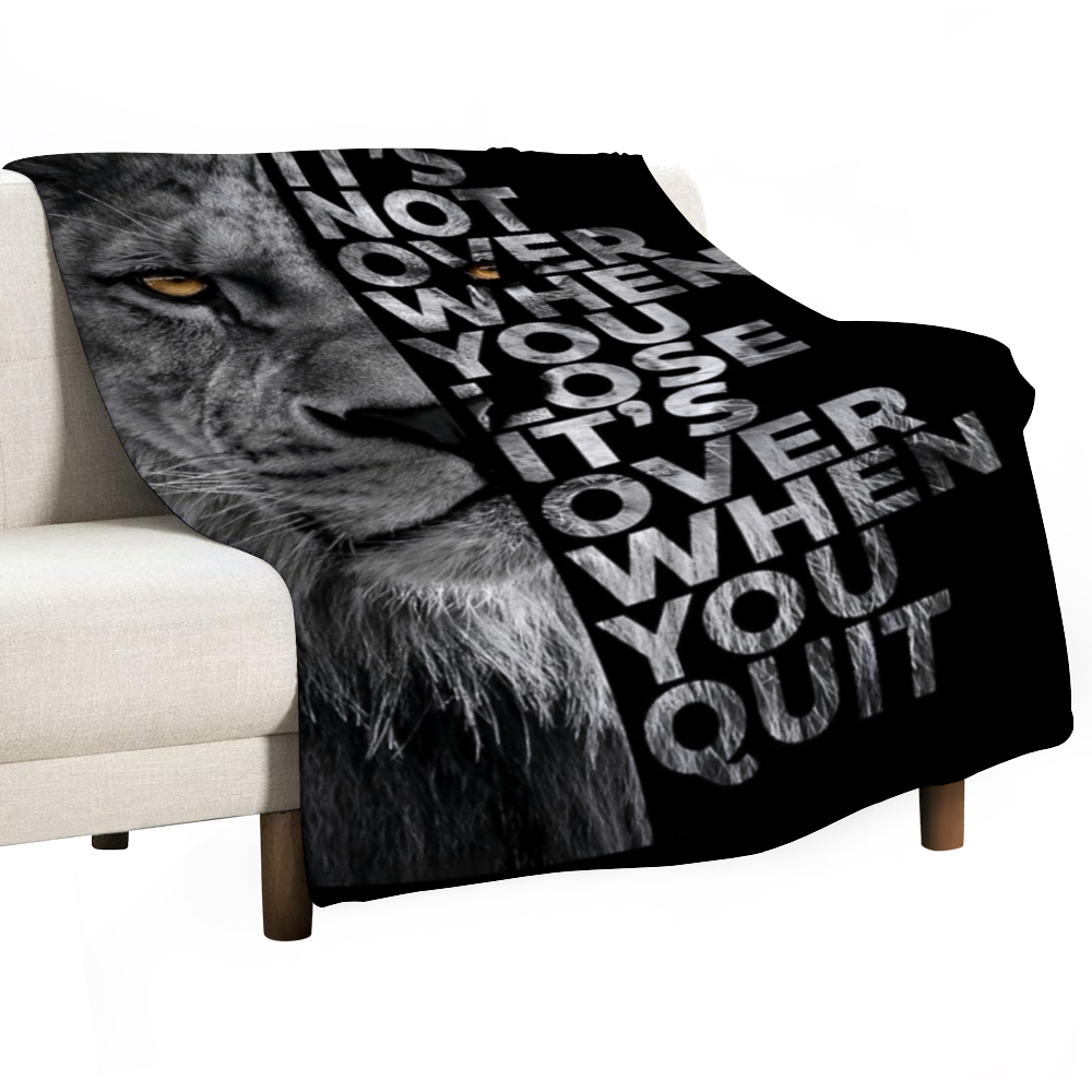 60" × 80" Custom Blankets Thin Flannel Blanket 1 Side Printing