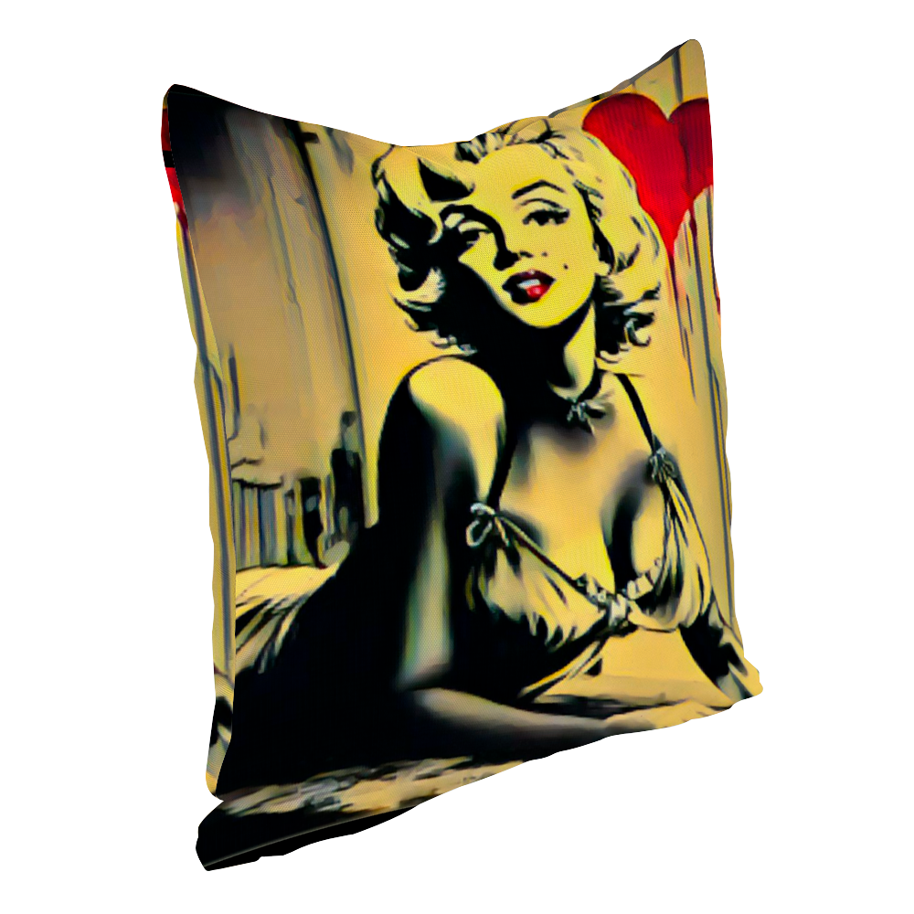 Custom Multisize Cotton Polyester Pillowcases 2 Sides Same Design