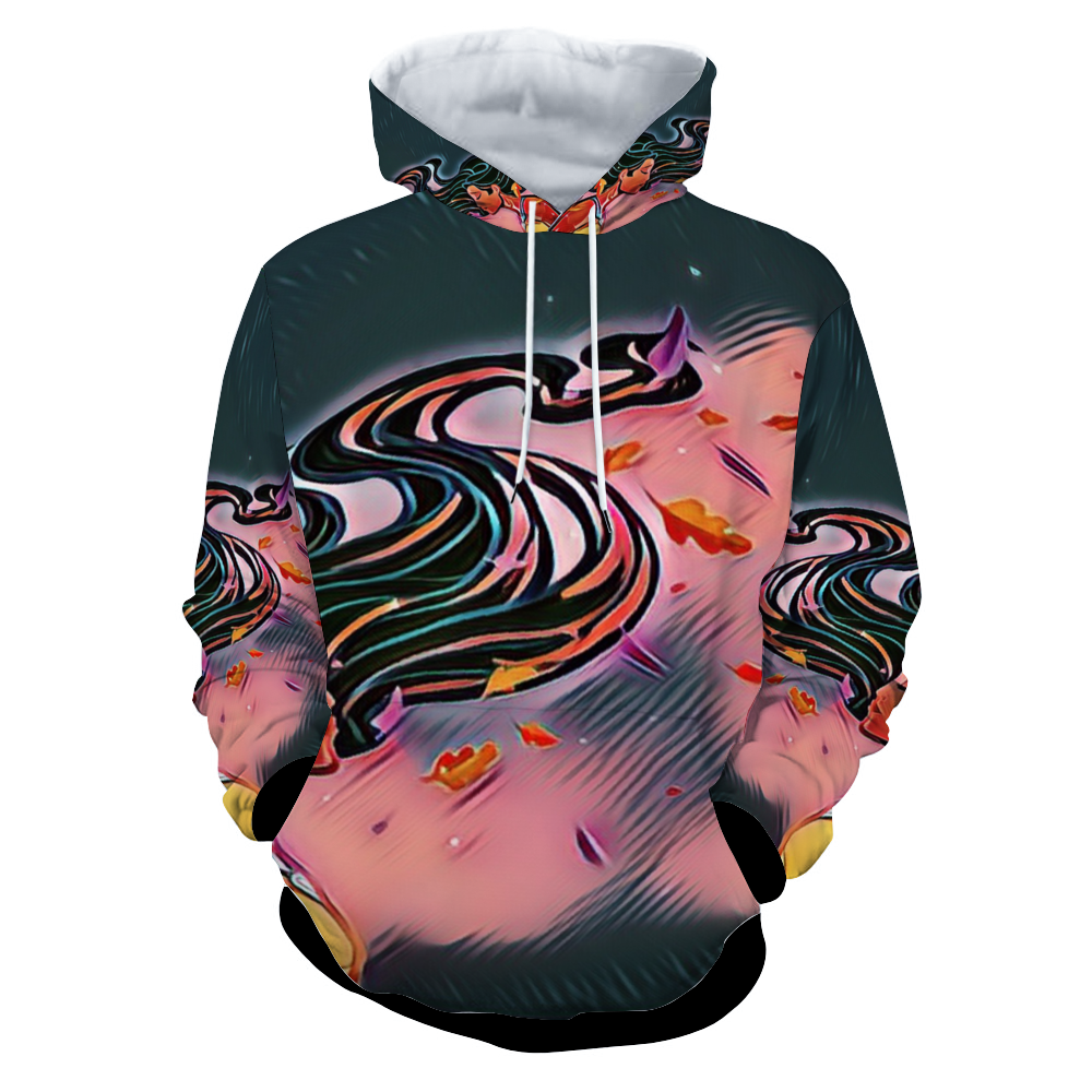 Customizable Unisex All Over Print Plush Hoodies with Pockets