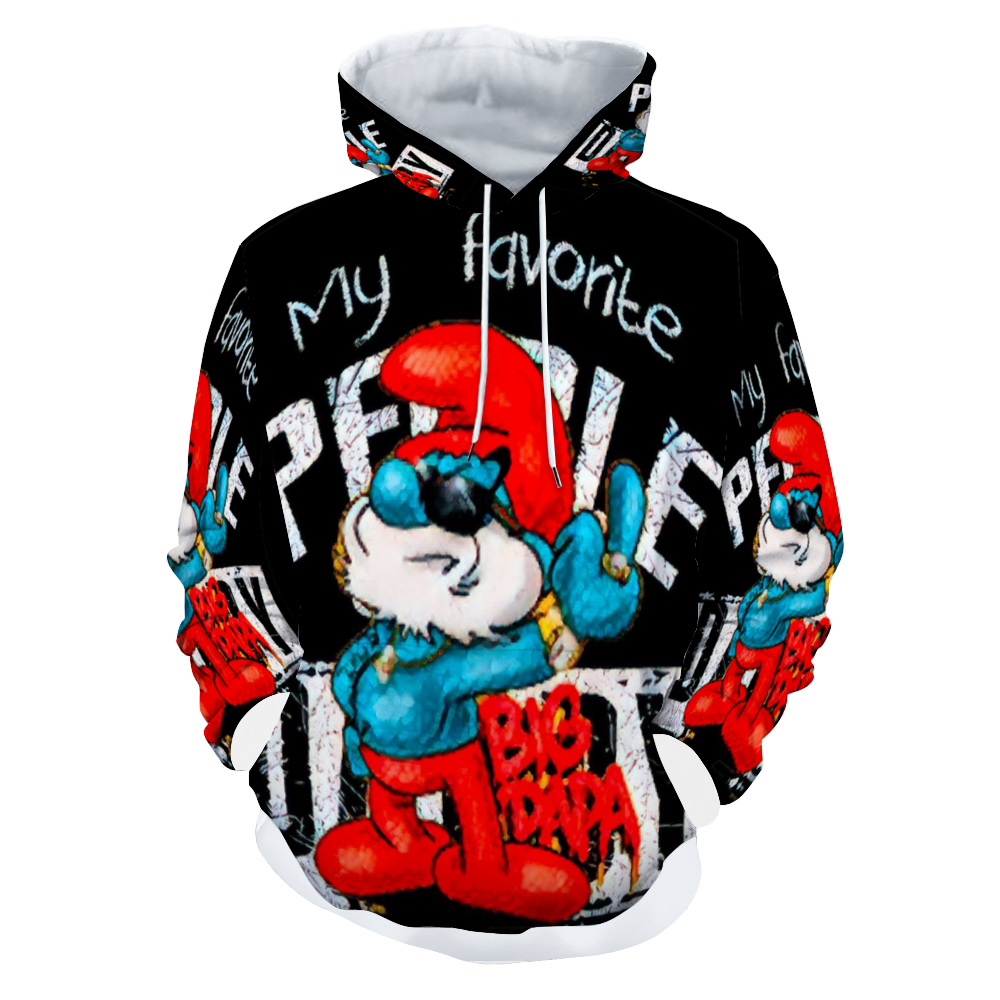 Customizable Unisex All Over Print Plush Hoodies with Pockets