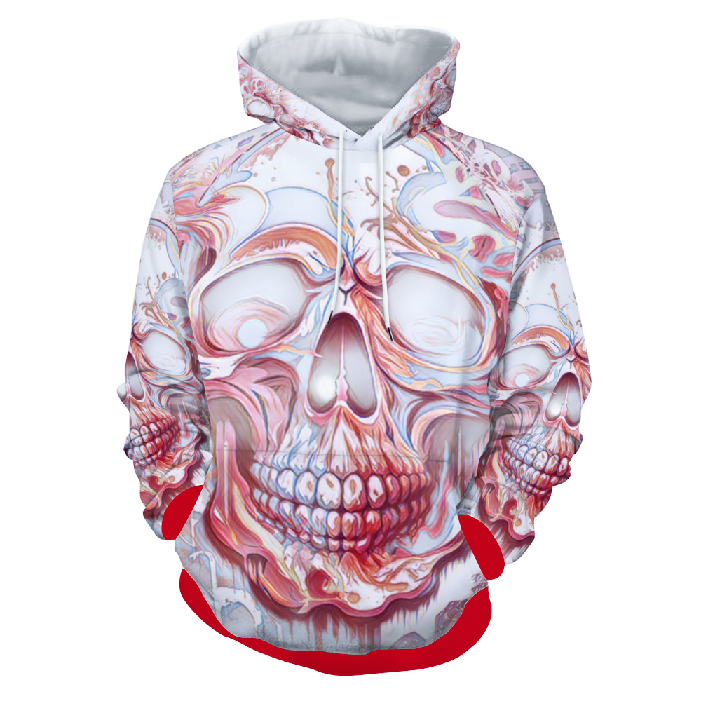 Customizable Unisex All Over Print Plush Hoodies with Pockets