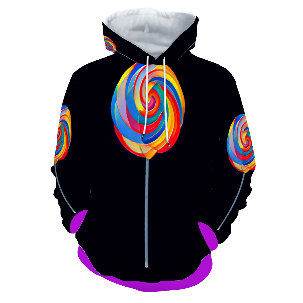 Customizable Unisex All Over Print Plush Hoodies with Pockets