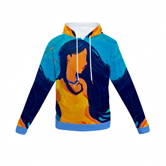 Customizable Unisex All Over Print Plush Hoodies with Pockets