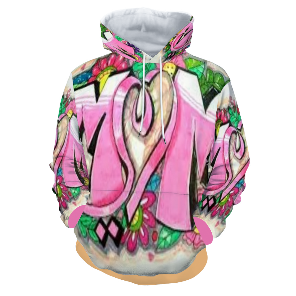 Customizable Unisex All Over Print Plush Hoodies with Pockets