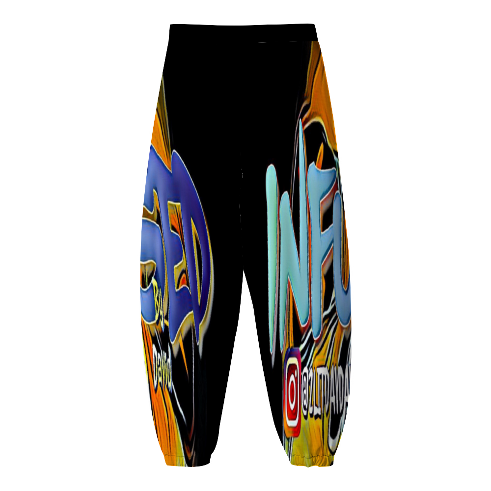 Custom Unisex All Over Print Long Casual Baggy Jogger Pants