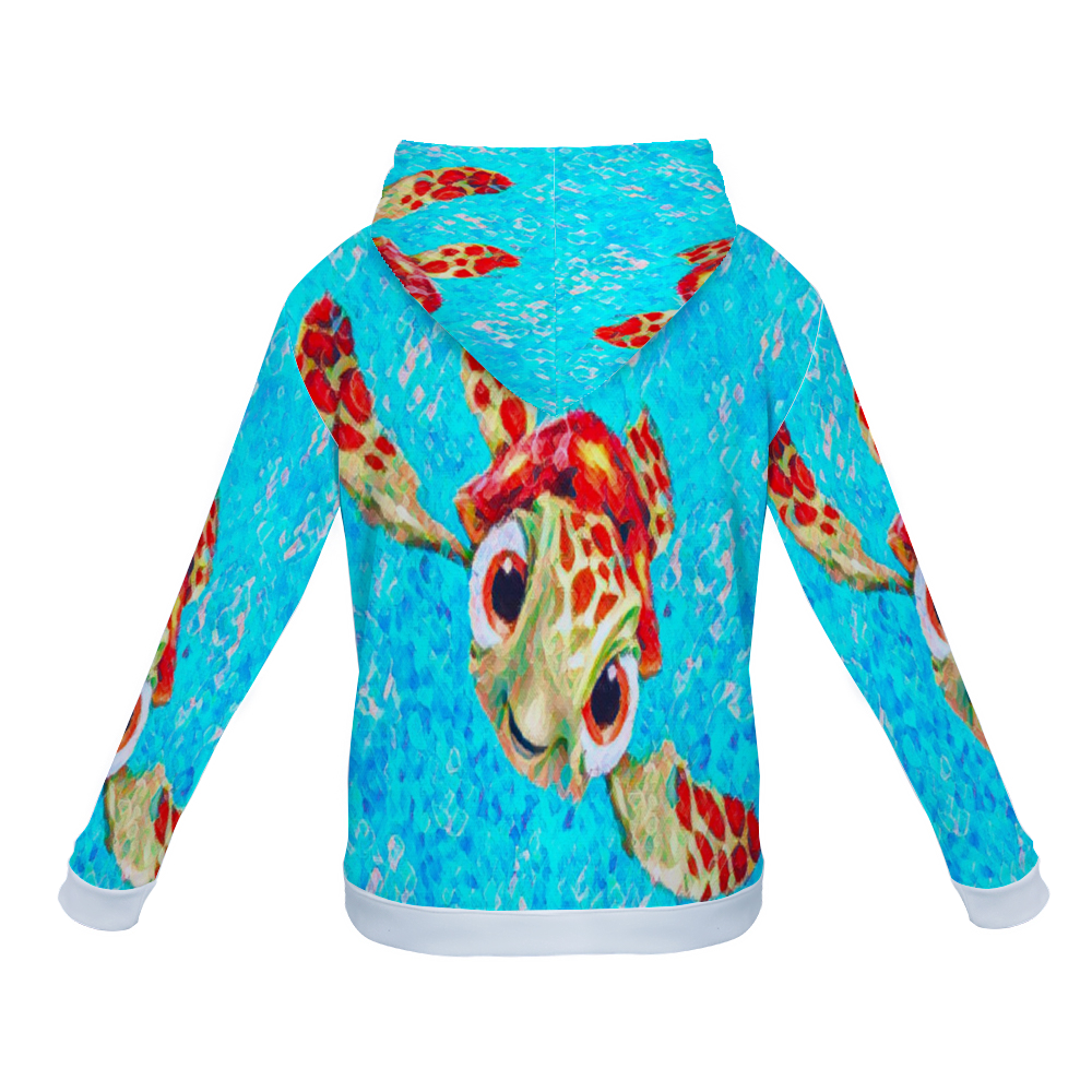 Customizable Unisex All Over Print Plush Hoodies with Pockets