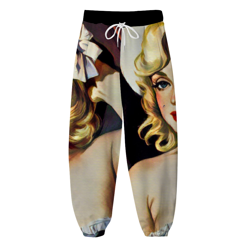 Custom Unisex All Over Print Long Casual Baggy Jogger Pants