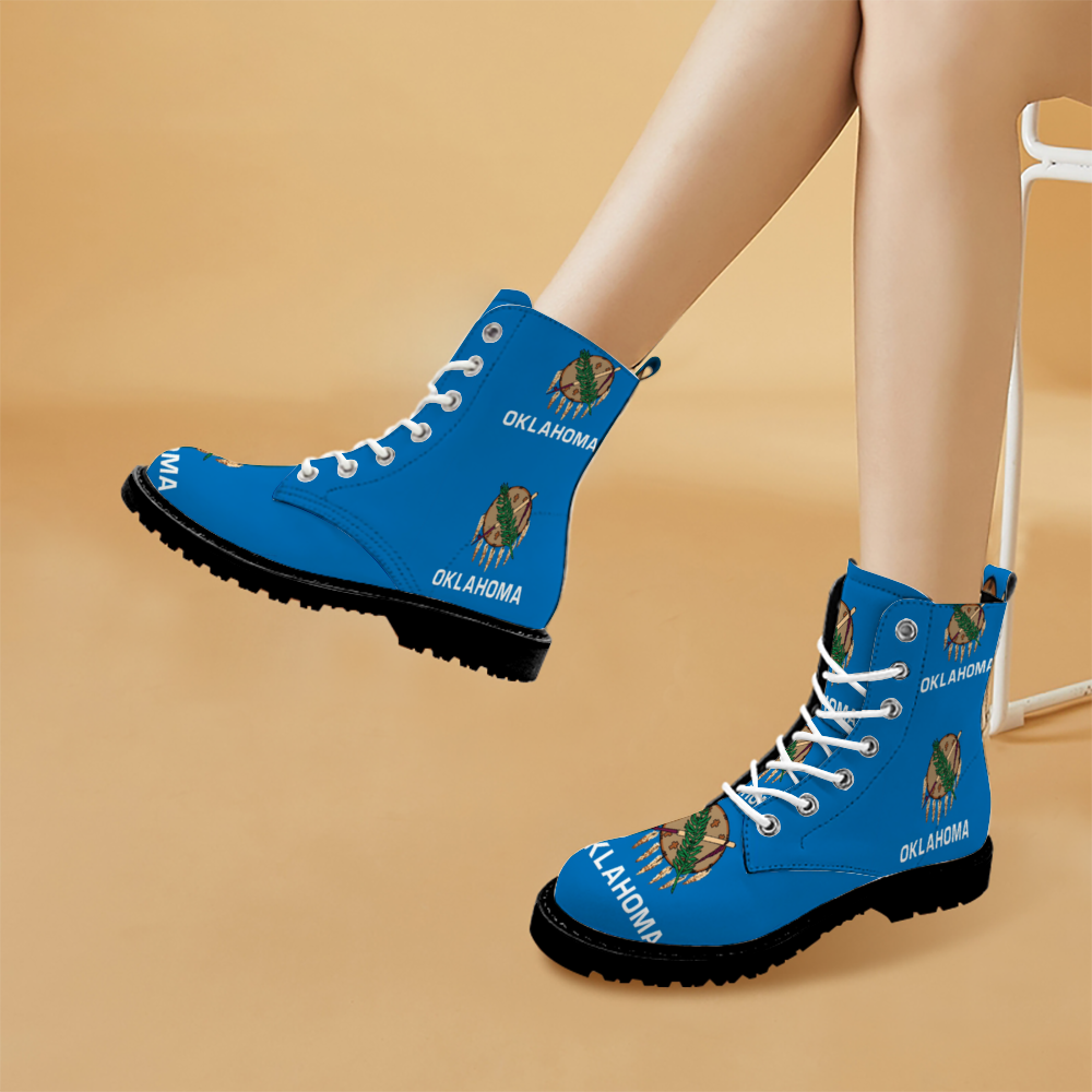 Custom Round Toe Boots Fashion Unisex All Over Print Shoes