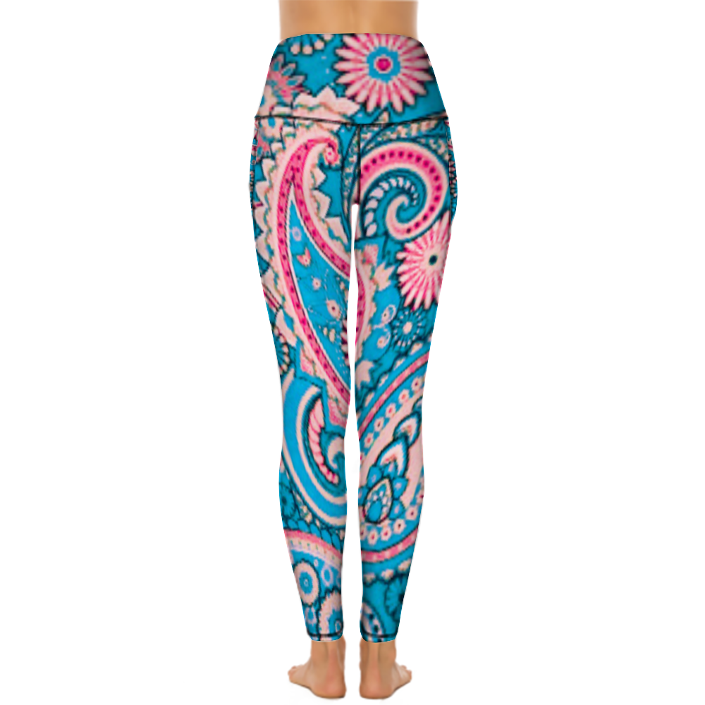 Custom Women's All Over Printed High Waist Yoga Skinny Pants