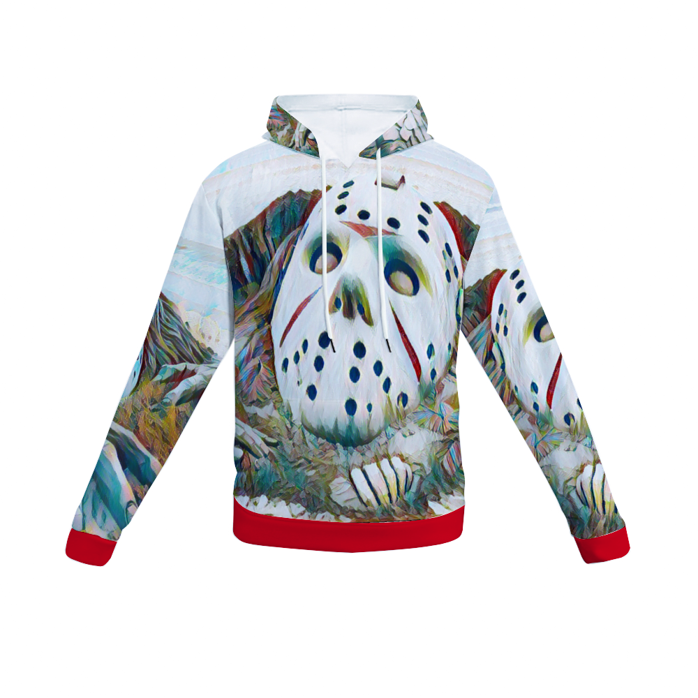 Customizable Unisex All Over Print Plush Hoodies with Pockets