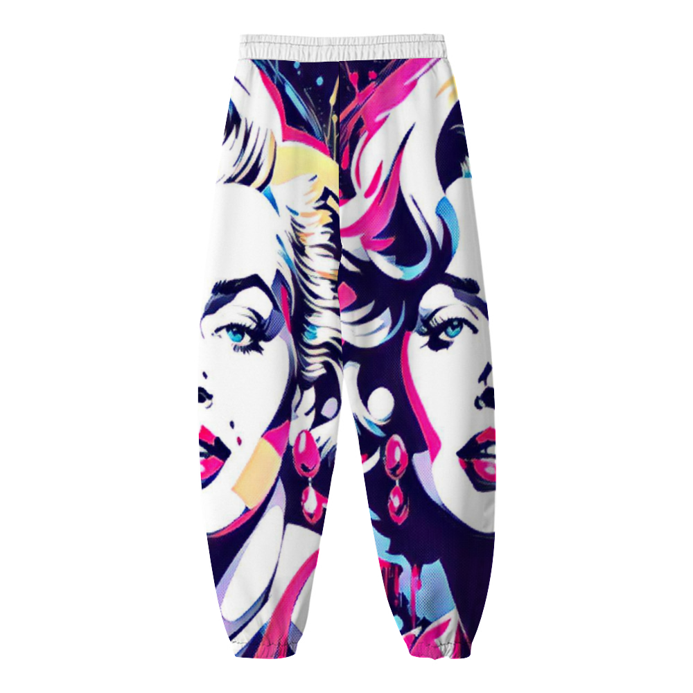 Custom Unisex All Over Print Long Casual Baggy Jogger Pants