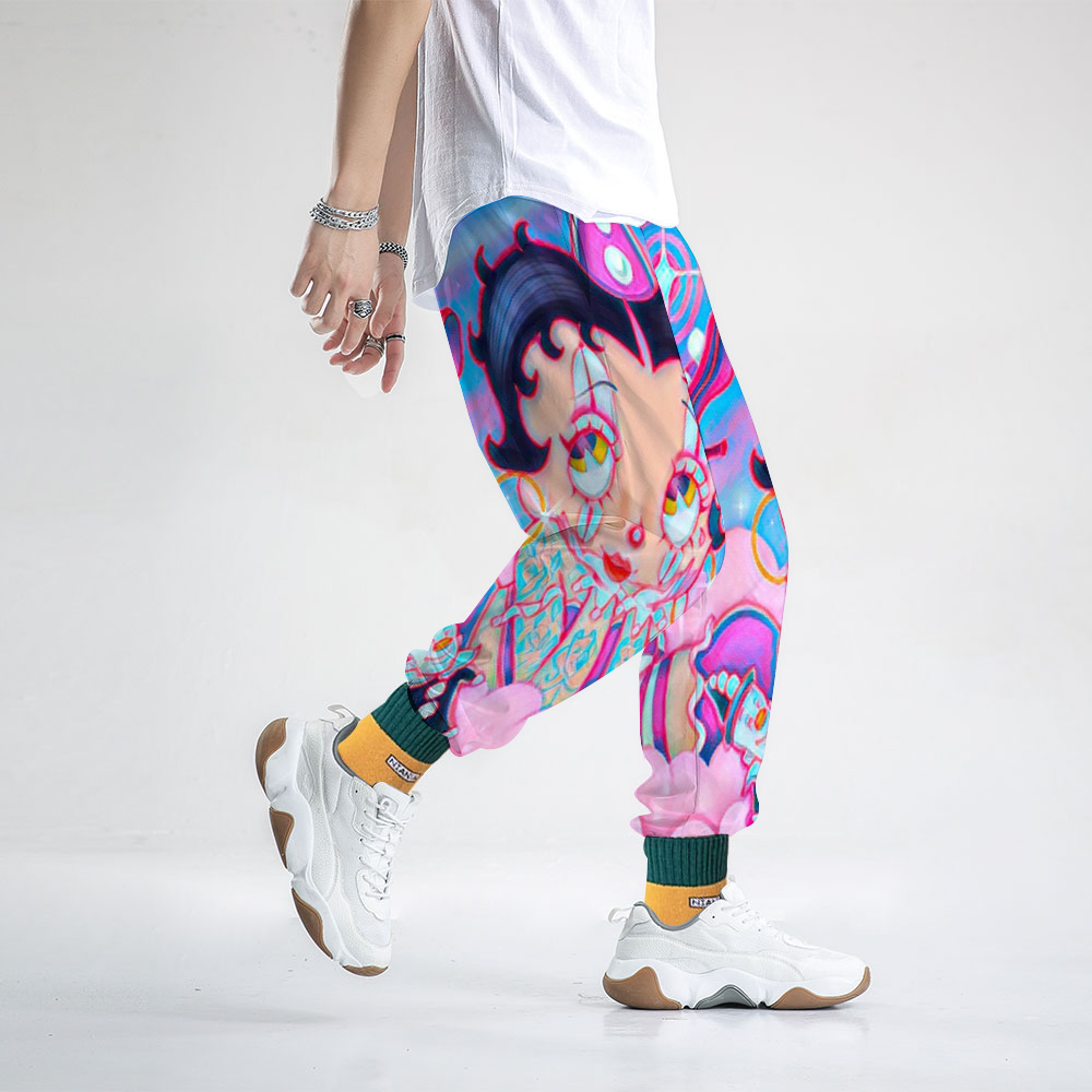 Custom Unisex All Over Print Long Casual Baggy Jogger Pants