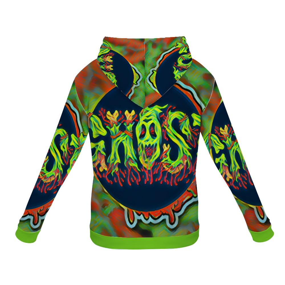 Customizable Unisex All Over Print Plush Hoodies with Pockets