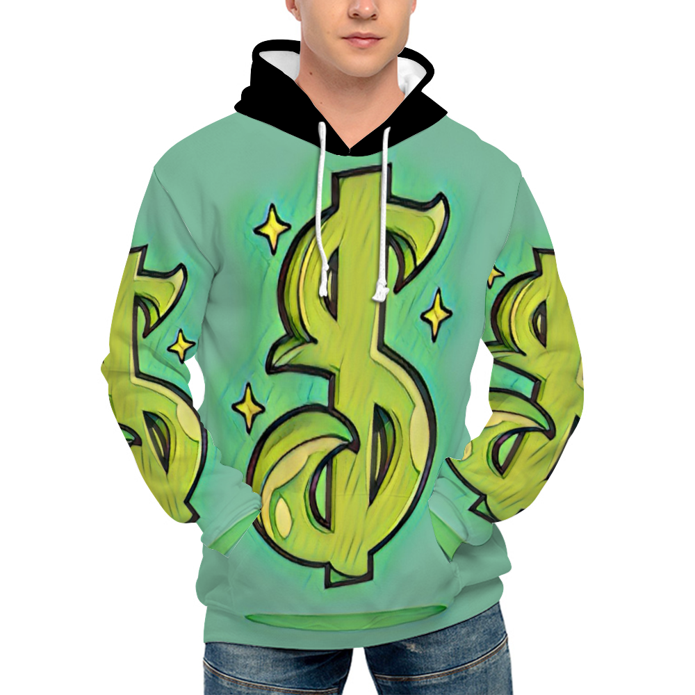 Custom Hoodies Unisex All Over Print Plush Hoodies with Pockets