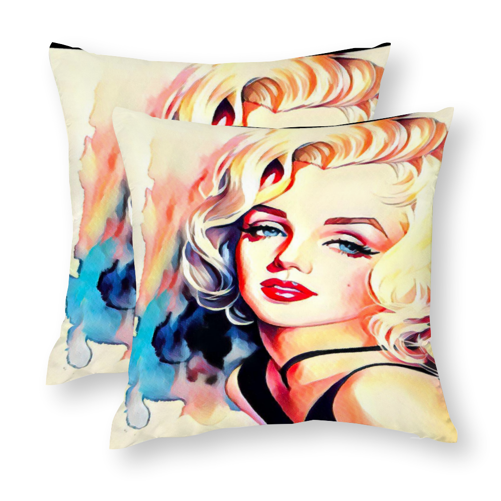 Custom Multisize Cotton Polyester Pillowcases 2 Sides Same Design