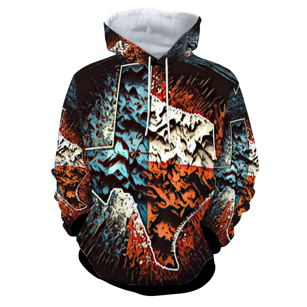 Customizable Unisex All Over Print Plush Hoodies with Pockets