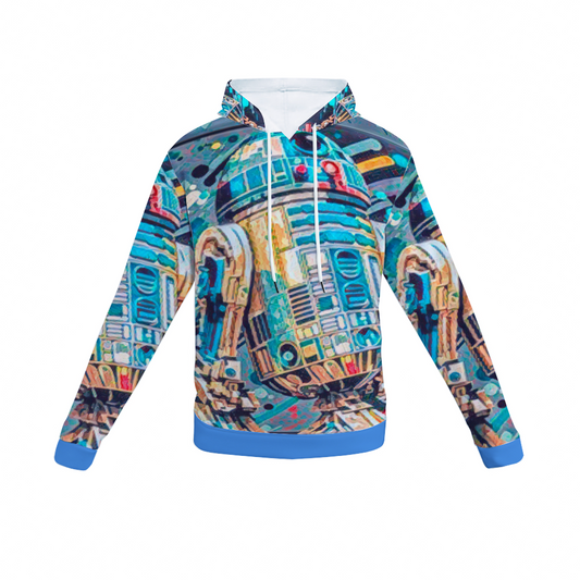 Customizable Unisex All Over Print Plush Hoodies with Pockets